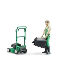 Bruder 62103 -Tuinman Met Grasmaaier -Speelgoedwinkel bruder bruder 62103 tuinman met grasmaaier 3