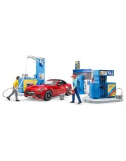 Bruder 62111 - Tankstation Met Wasplaats 11 Bruder 62111 - Tankstation Met Wasplaats -Speelgoedwinkel bruder bruder 62111 tankstation met wasplaats 2
