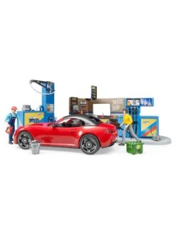 Bruder 62111 - Tankstation Met Wasplaats 12 Bruder 62111 - Tankstation Met Wasplaats -Speelgoedwinkel bruder bruder 62111 tankstation met wasplaats 3