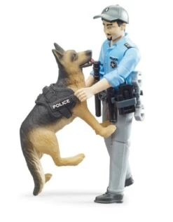 Bruder 62150 - Politie Speelfiguur Met Hond -Speelgoedwinkel bruder bruder 62150 politie speelfiguur met hond 3