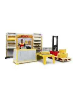 Bruder 62251 - DHL Pakketshop 8 Bruder 62251 - DHL Pakketshop -Speelgoedwinkel bruder bruder 62251 dhl pakketshop 2