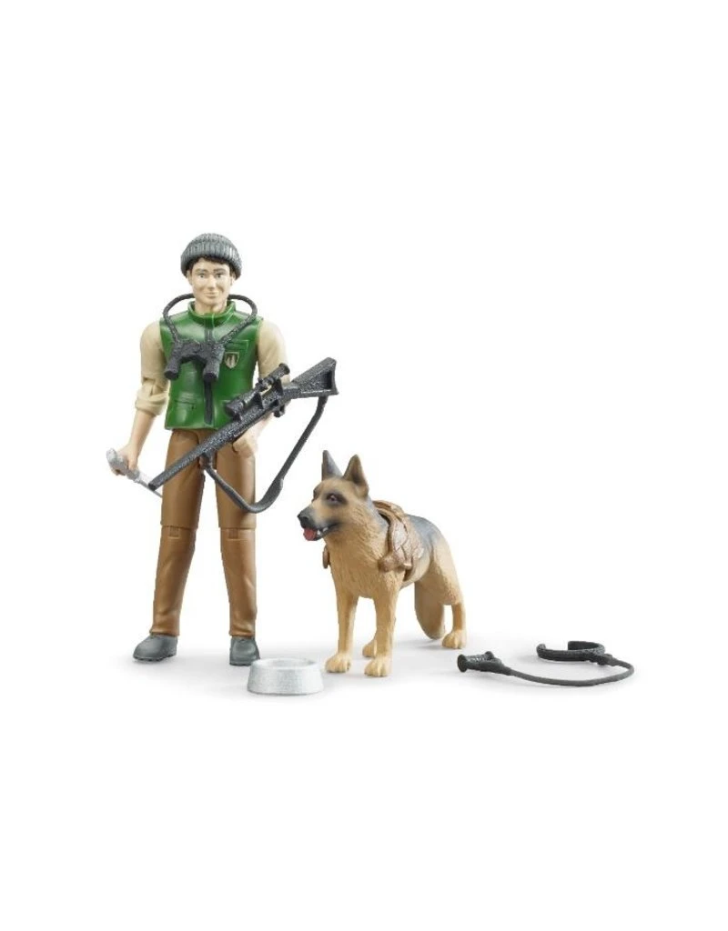 Bruder 62660 - Boswachter Speelfiguur Met Hond 6 Bruder 62660 - Boswachter Speelfiguur Met Hond - Afbeelding 4