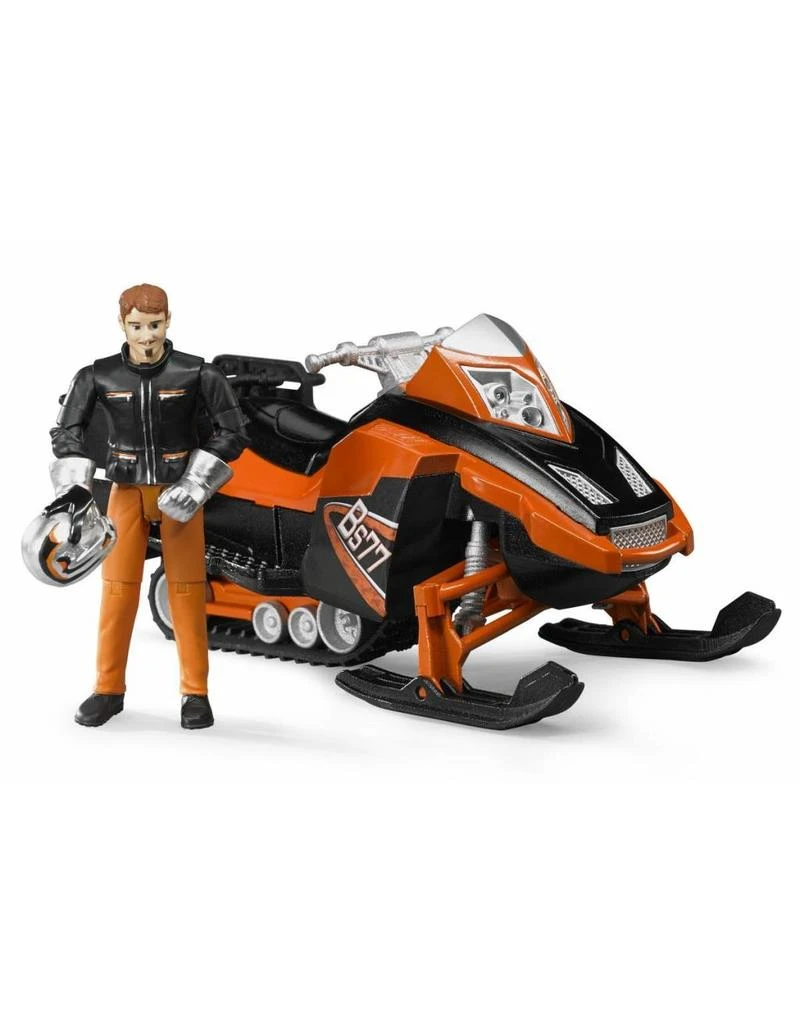 Bruder 63101 - Sneeuwscooter Met Bestuurder En Accessoires 5 Bruder 63101 - Sneeuwscooter Met Bestuurder En Accessoires - Afbeelding 3