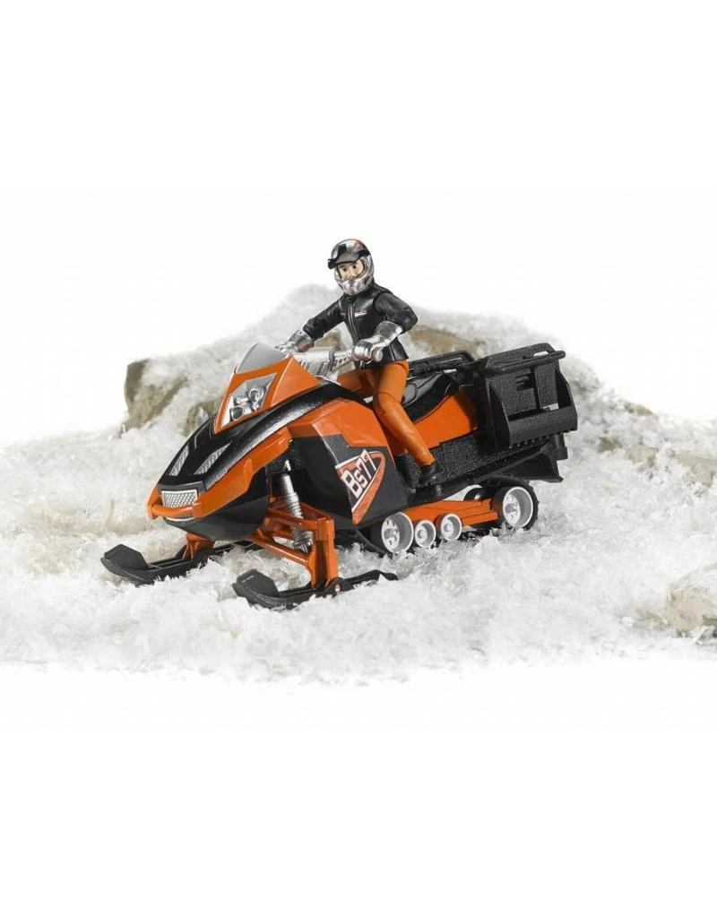 Bruder 63101 - Sneeuwscooter Met Bestuurder En Accessoires 6 Bruder 63101 - Sneeuwscooter Met Bestuurder En Accessoires - Afbeelding 4