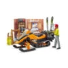 Bruder 63102 - Berghut Met Snowmobil -Speelgoedwinkel bruder bruder 63102 berghut met snowmobil