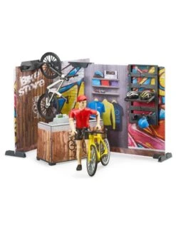 Bruder 63120 - Fietsenwinkel Met Werkplaats -Speelgoedwinkel bruder bruder 63120 fietsenwinkel met werkplaats 6