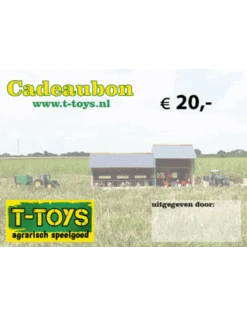 Cadeaubon T.w.v. € 20,-
