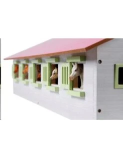 Kids Globe 610188 - Paardenstal Met 9 Boxen 1:32 -Speelgoedwinkel kids globe 610188 paardenstal met 9 boxen 132 3