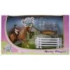 Kids Globe 640073 - Speelset: Paard Met Ruiter En Accessoires 1:24 (geschikt Voor SCHLEICH) -Speelgoedwinkel kids globe 640073 speelset paard met ruiter en acc