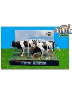 Kids Globe 571873 - Staande Koeien Zwartbont (1:32 / Siku)