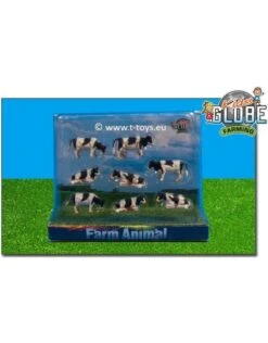 Kids Globe 571878 - Koeien Zwartbont (1:87 / Siku)