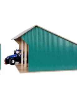 Kids Globe 610193 - Grote Tractor Loods / Kapschuur 1:32 -Speelgoedwinkel kids globe kids globe 610193 grote tractor loods k 2