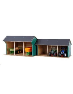 Kids Globe 610193 - Grote Tractor Loods / Kapschuur 1:32 -Speelgoedwinkel kids globe kids globe 610193 grote tractor loods k 3