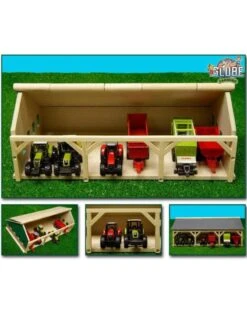Kids Globe 610491 - Tractorloods Voor 6 Tractoren (1:87 / Siku)