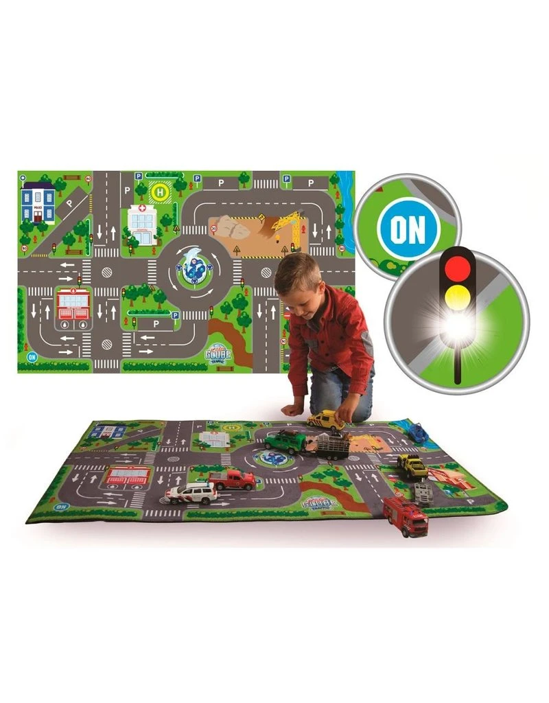 Kids Globe Traffic 570271 - Verkeers Speelkleed Met Led Verkeerslichten 4 Kids Globe Traffic 570271 - Verkeers Speelkleed Met Led Verkeerslichten - Afbeelding 2