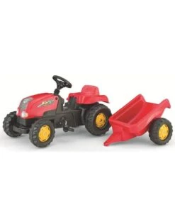 Rolly Toys 012121 - RollyKid X Met Aanhanger Rood