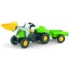 Rolly Toys 023134 - RollyKid X Met Frontlader En Aanhanger Groen -Speelgoedwinkel rolly toys rolly toys 023134 rollykid x met frontl