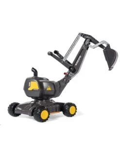 Rolly Toys 421152 - Rolly Digger Volvo Zwart Op 4 Wielen