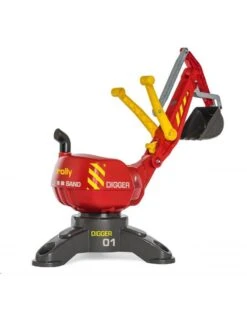 Rolly Toys 422036 - Rolly Digger Rood Met Steunpoot