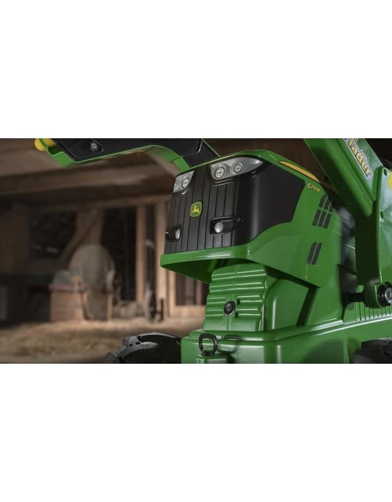 Rolly Toys 611102 - John Deere 6210 R Met Rolly Traclader En Luchtbanden 3 Rolly Toys 611102 - John Deere 6210 R Met Rolly Traclader En Luchtbanden - Afbeelding 2