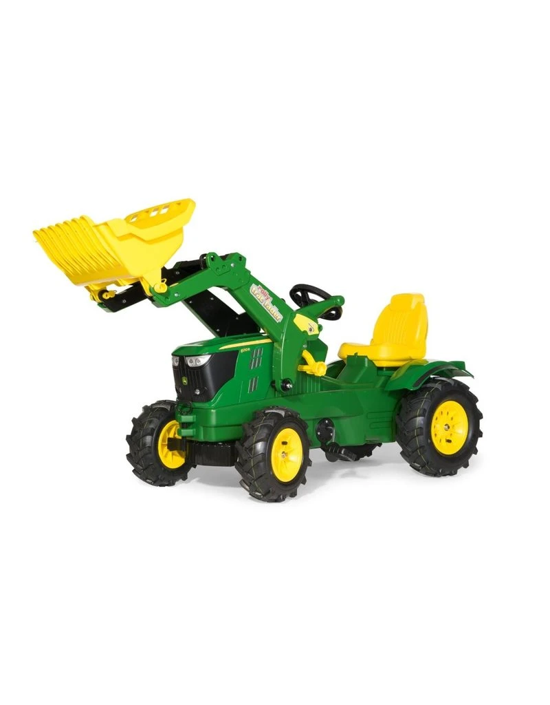 Rolly Toys 611102 - John Deere 6210 R Met Rolly Traclader En Luchtbanden 2 Rolly Toys 611102 - John Deere 6210 R Met Rolly Traclader En Luchtbanden