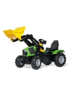 Rolly Toys 611218 - Deutz-Fahr Met Rolly Trac Lader En Luchtbanden