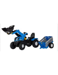 Rolly Toys 611287 - RollyFarmtrac New Holland Met Aanhanger