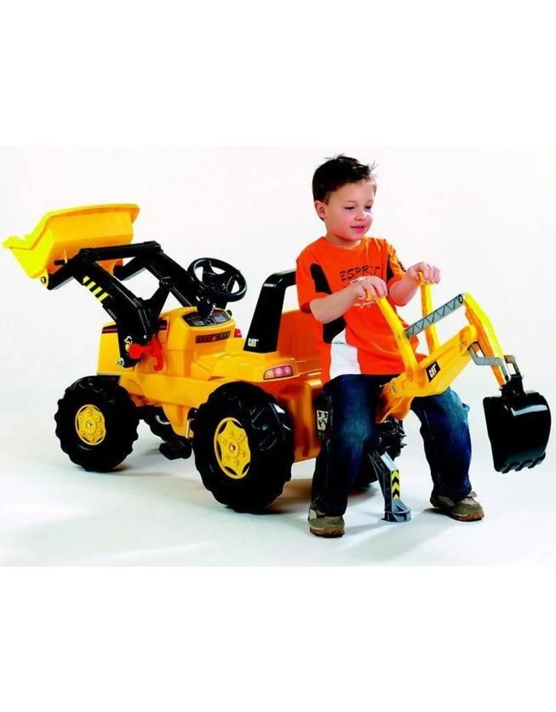 Rolly Toys 813001 - Rolly Junior CAT Met Frontlader En Graafmachine 3 Rolly Toys 813001 - Rolly Junior CAT Met Frontlader En Graafmachine