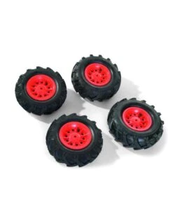 Rolly Toys Luchtbanden ROOD Voor Tractoren RT7xx Serie (4 Stuks)