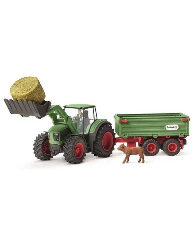 Schleich Farm 42379 -Tractor Met Aanhangwagen 3 Schleich Farm 42379 -Tractor Met Aanhangwagen