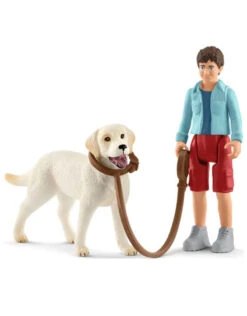 Schleich Farm 42478 - Wandelen Met Labrador Retriever