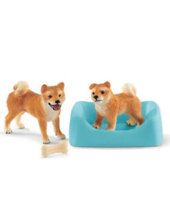 Schleich Farm 42479 - Shiba Inu Moeder En Pup