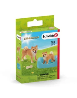 Schleich Farm 42479 - Shiba Inu Moeder En Pup -Speelgoedwinkel schleich schleich farm 42479 shiba inu moeder en p 3