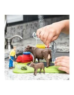 Schleich Farm 42529 - Koeien Wasplaats -Speelgoedwinkel schleich schleich farm 42529 koeien wasplaats 2