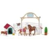Schleich Horses 42458 - Hanna`s Gastenverblijf Met Hondenhok -Speelgoedwinkel schleich schleich horses 42458 hannas gastenverbli