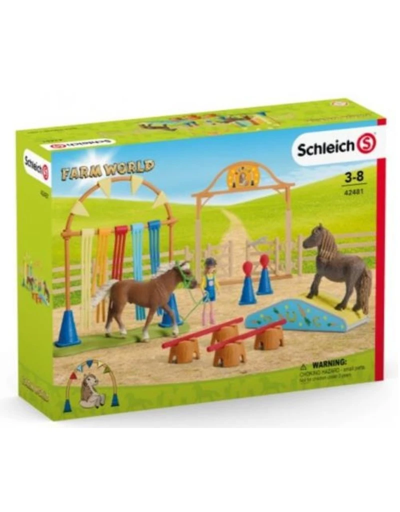 Schleich Horses 42481 - Pony Behendigheidstraining 5 Schleich Horses 42481 - Pony Behendigheidstraining - Afbeelding 3