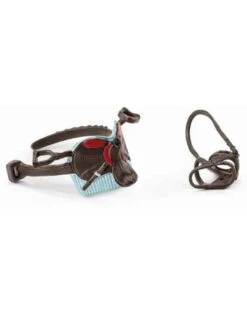Schleich Horses 42489 - Zadel En Hoofdstel Hannah & Cayenne