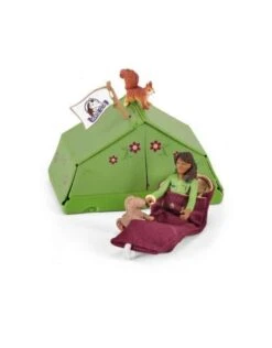 Schleich Horses 42533 - Horse Club Sarah's Camping Avontuur -Speelgoedwinkel schleich schleich horses 42533 horse club sarahs c 2