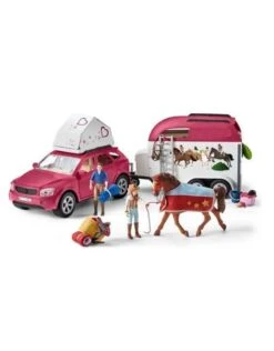 Schleich Horses 42535 - Auto Met Trailer -Speelgoedwinkel schleich schleich horses 42535 auto met trailer 1