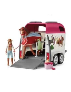 Schleich Horses 42535 - Auto Met Trailer -Speelgoedwinkel schleich schleich horses 42535 auto met trailer 5