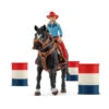 Schleich Horses 42576 - Barrel Racing Met Cowgirl 2 Schleich Horses 42576 - Barrel Racing Met Cowgirl -Speelgoedwinkel schleich schleich horses 42576 barrel racing met c