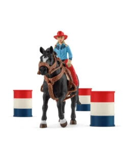 Schleich Horses 42576 - Barrel Racing Met Cowgirl