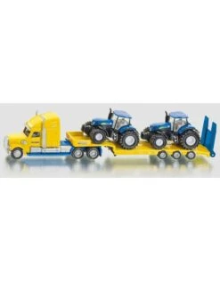 Siku 1805 - Dieplader Met New Holland Tractors 1:87