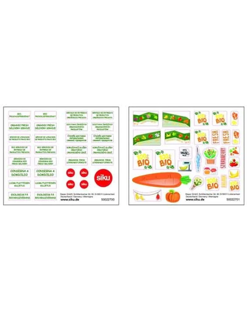 Siku 1941 - Street Scooter Bio Bezorgdienst 4 Siku 1941 - Street Scooter Bio Bezorgdienst - Afbeelding 2
