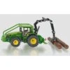 Siku 1974 - John Deere Bosbouwtractor Met Kraan 1:50