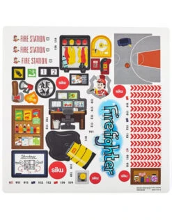 Siku 5508 - Brandweerkazerne 1:50 -Speelgoedwinkel siku siku 5508 brandweerkazerne 150 3