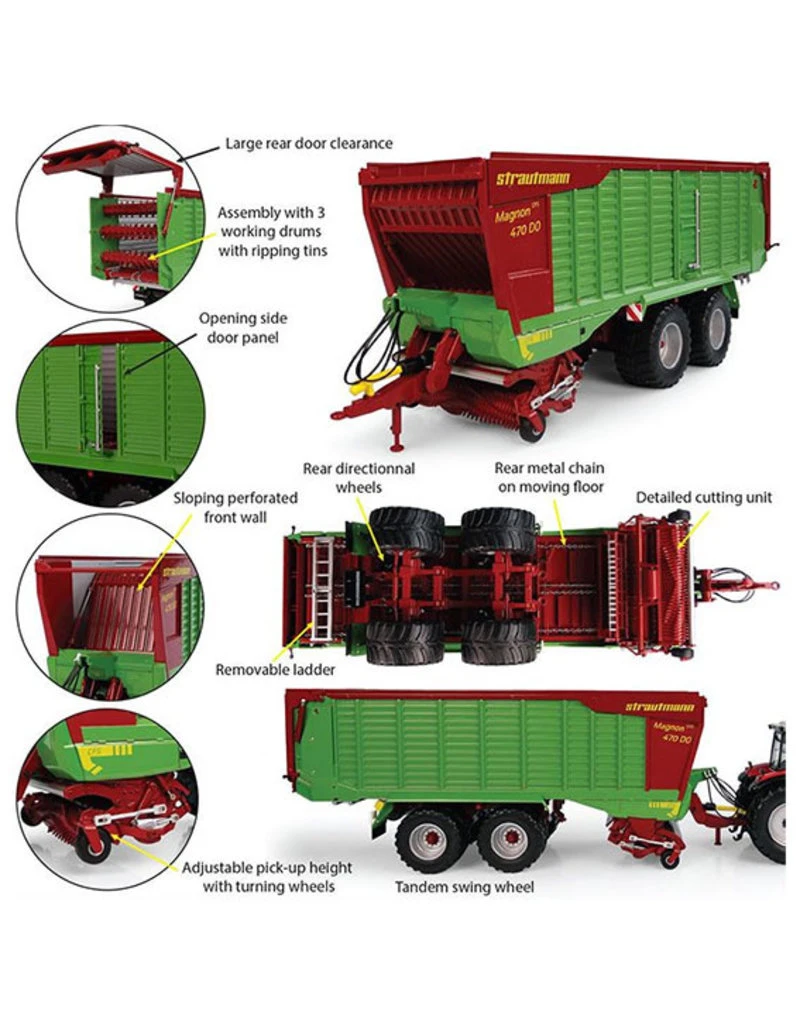 Universal Hobbies 6202 - Strautmann Magnon 470 DO 1:32 4 Universal Hobbies 6202 - Strautmann Magnon 470 DO 1:32 - Afbeelding 2