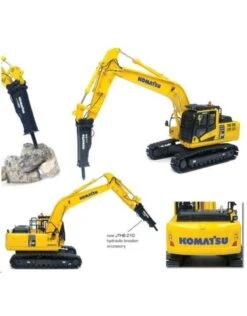 Universal Hobbies 8096 - Komatsu PC210LC-10 Graafmachine 1:50